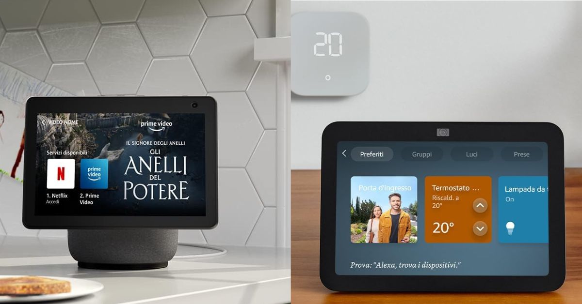 Echo Show 8 (3ª gen. del 2023) o Echo Show 10?