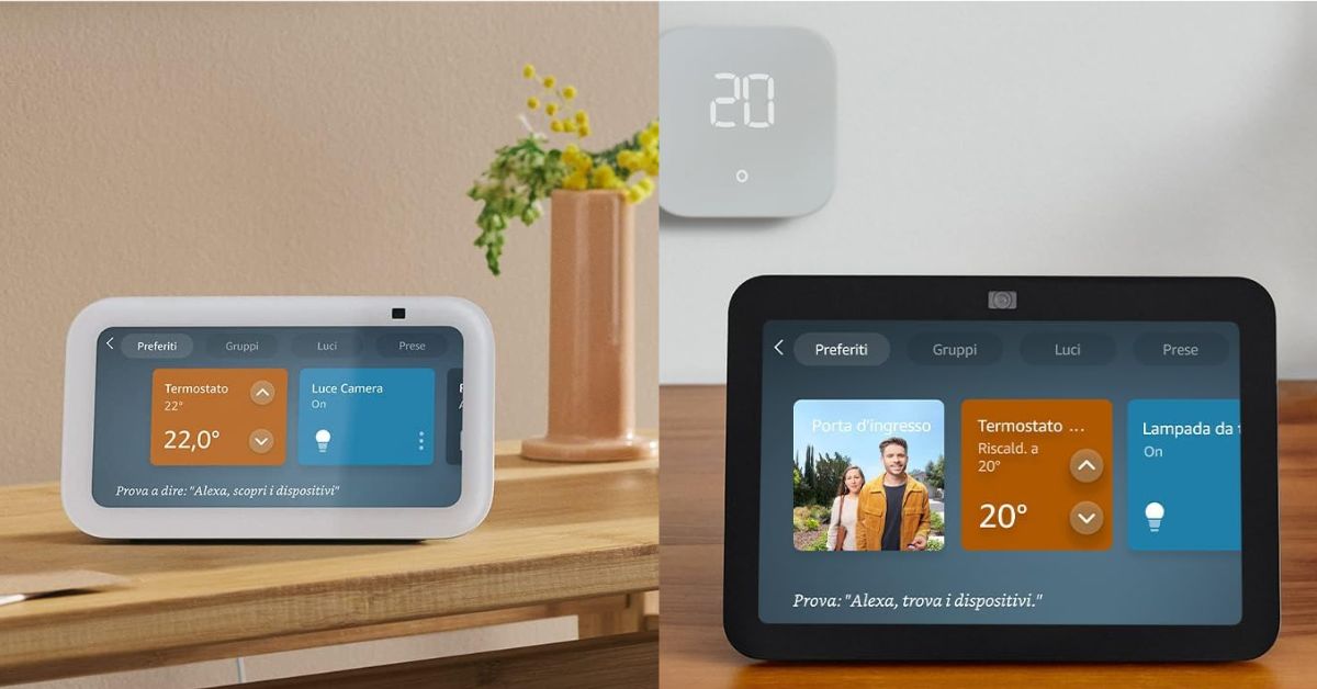 Echo Show 8 (3ª gen) o Echo Show 5 (3ª gen): il confronto