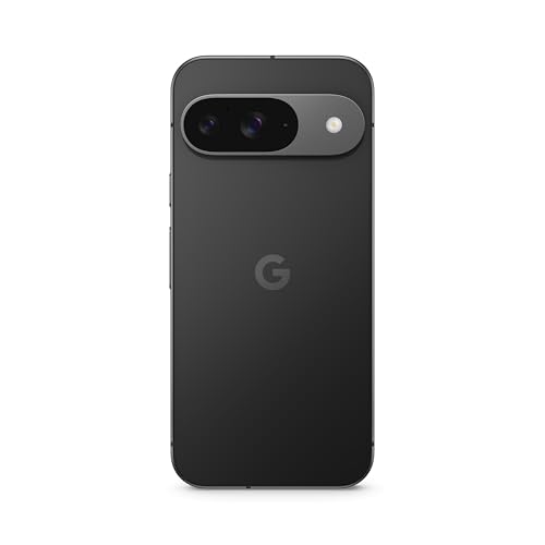 Un smartphone Google Pixel 9 è appoggiato su una superficie chiara, mostrando il suo design elegante e la fotocamera in evidenza. Sullo sfondo, un ambiente luminoso e moderno.