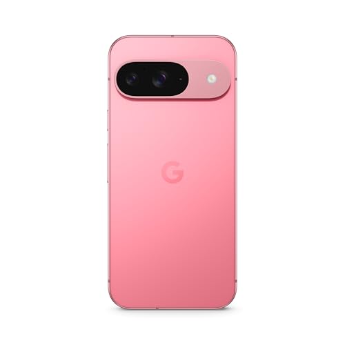 Un smartphone Google Pixel 9 è posizionato su una superficie chiara, mostrando il suo design elegante e la fotocamera sul retro. La luce naturale illumina l'oggetto, evidenziando i dettagli.