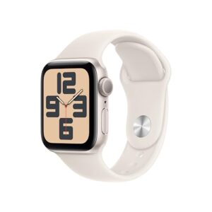 Apple Watch SE GPS, Cassa 40 mm in alluminio galassia con Cinturino Sport galassia - M/L