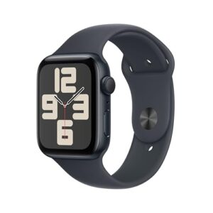 Apple Watch SE GPS, Cassa 44 mm in alluminio mezzanotte con Cinturino Sport mezzanotte - M/L