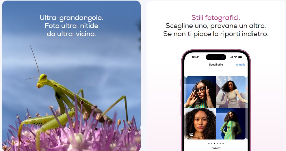 iPhone 16 foto e video