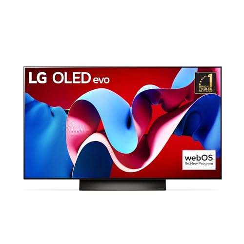 LG Serie G4 OLED evo OLED48C46LA 48 Pollici Smart TV 4K, Processore α9 Gen7, Brightness Booster, 40W, Dolby Vision