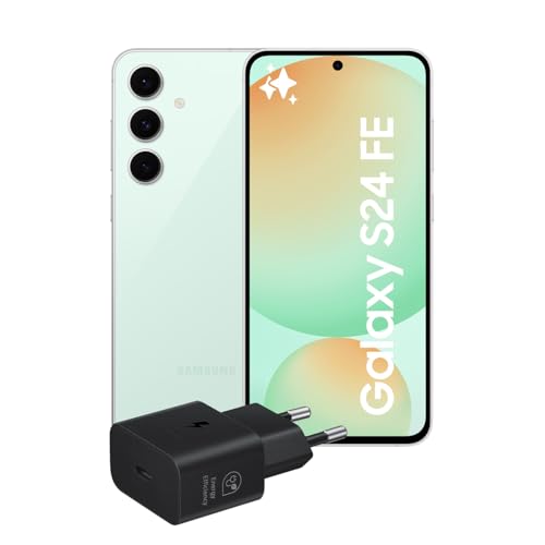 Samsung Galaxy S24 FE Menta: 128 GB e 8GB RAM Display Dynamic AMOLED 2X 6.7 Pollici, Dual SIM, Fotocamera 50MP