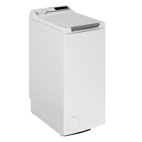 Whirlpool - Lavatrice Carica Dall Alto TDLR 65241BS IT - Lavatrice Piccola Con Carico 6,5kg. Altezza: 90cm, Larghezza: 40cm, Profondità: 60cm. Centrifuga 1200 Giri Al Minuto. Classe Energetica C.