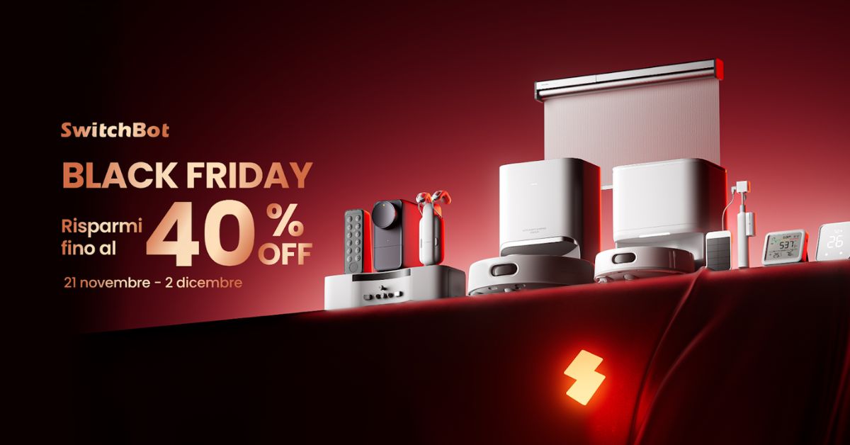 Black Friday SwitchBot: sconti fino al 40%