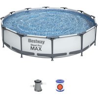 Bestway - Piscina Fuori Terra Rotonda 56416 Steel Pro Max 366x76h cm