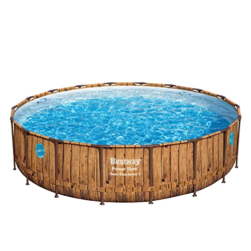 Bestway 5616H-4 Piscina fuori terra Power Steel Swim Vista Series da 549x122 cm