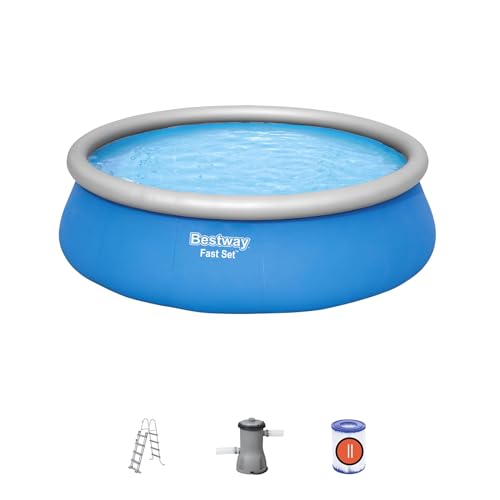 Bestway 57289-3 Set Piscina Gonfiabile Fast Set Rotonda da 457x122 cm