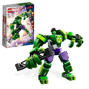 LEGO 76241 Marvel Armatura Mech Hulk, Set Action Figure Supereroe Avengers, Modellino da Costruire, Giochi per Bambini e Bambine dai 6 Anni, Idea Regalo