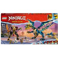 LEGO NINJAGO 71796 Dragone Elementare vs. Mech dell'Imperatrice, Set con Drago Giocattolo, Action Figure, Flyer e 6 Minifigure