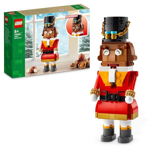 LEGO Schiaccianoci, Personaggio Giocattolo da Costruire, Pupazzo con Parti Mobili, Decorazione di Natale, Giochi per Bambini e Bambine da 8 Anni in su, Idea Regalo per Adulti da Collezione 40640