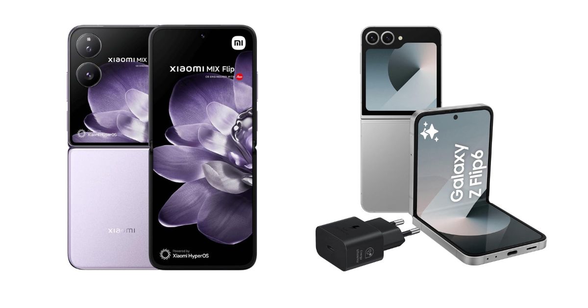 Xiaomi MIX Flip vs Samsung Galaxy Z Flip6: la comparazione