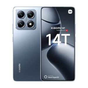 Xiaomi 14T (Smartphone) Display da 6.67'' AI, MTK 8300-Ultra, Leica Summilux, AISP, Supporta HyperCharge 67W, 3.35GHz, 12GB+256GB, Titan Blue