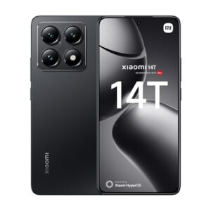 Xiaomi 14T (Smartphone) Display da 6.67'' AI, MTK 8300-Ultra, Leica Summilux, AISP, Supporta HyperCharge 67W, 3.35GHz, 12GB+256GB, Titan Black