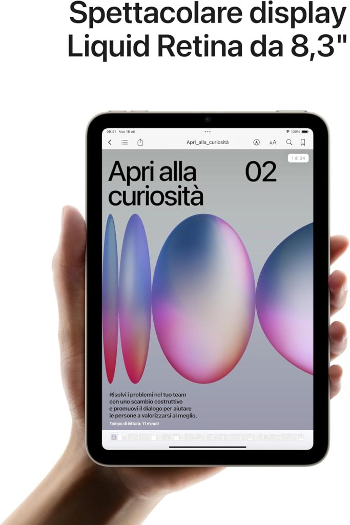 Display iPad mini A17 Pro