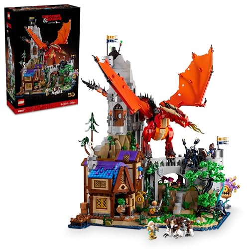 LEGO® Ideas 21348 Dungeons & Dragons l'histoire du dragon rouge
