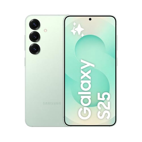 Samsung Galaxy S25 Smartphone AI, 3 anni di Garanzia del produttore, Display 6.2'' FHD+ Dynamic AMOLED 2X, Fotocamera 50MP, RAM 12GB, 128GB, 4.000 mAh, Mint [Versione italiana]