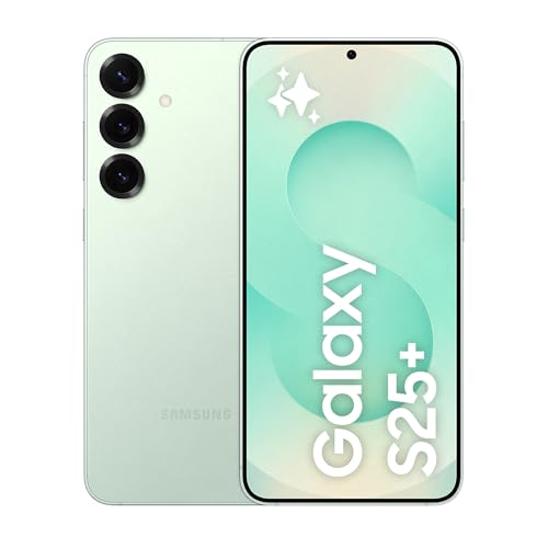 Samsung Galaxy S25+ Smartphone AI, 3 anni di Garanzia del produttore, Display 6.7'' QHD+ Dynamic AMOLED 2X, Fotocamera 50MP, RAM 12GB, 256GB, 4.900 mAh, Mint [Versione italiana]
