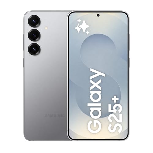 Samsung Galaxy S25+ Smartphone AI, 3 anni di Garanzia del produttore, Display 6.7'' QHD+ Dynamic AMOLED 2X, Fotocamera 50MP, RAM 12GB, 256GB, 4.900 mAh, Silver shadow [Versione italiana]
