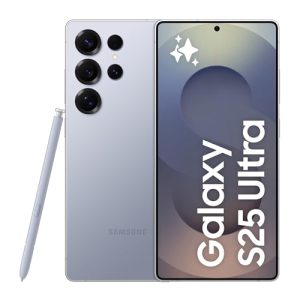 Samsung Galaxy S25 Ultra Smartphone AI, 3 anni di Garanzia del produttore, Display 6.9'' QHD+ Dynamic AMOLED 2X, Fotocamera 200MP, RAM 12GB, 256GB, 5.000 mAh, Titanium Silverblue [Versione italiana]