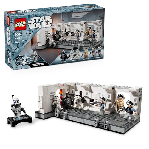 LEGO Star Wars Imbarco sulla Tantive IV, Giochi per Bambini e Bambine da 8 Anni in su, Modellino da Costruire del Corridoio dell'Astronave Giocattolo con Darth Vader e Stormtrooper, Idea Regalo 75387