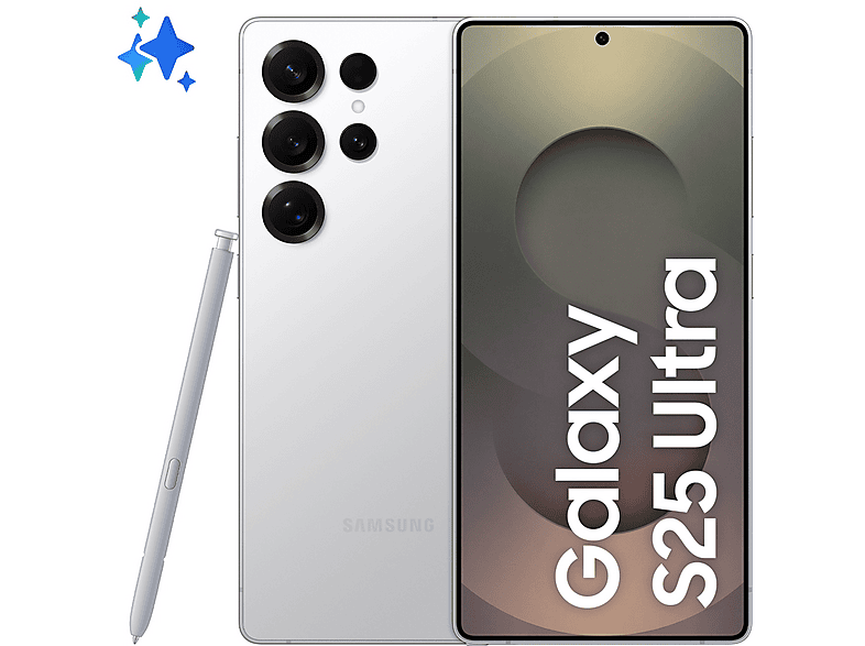 SAMSUNG Galaxy S25 Ultra 256GB, 256 GB, Titanium Whitesilver