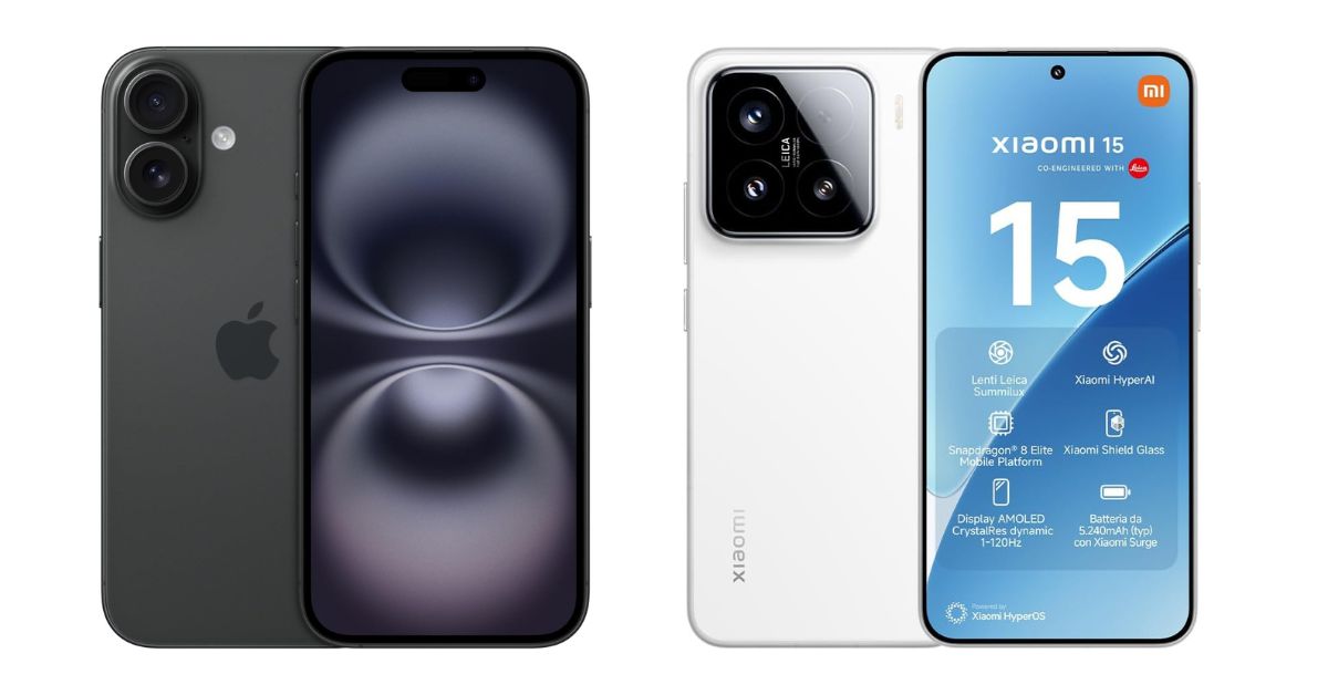 Xiaomi 15 vs iPhone 16: quale scegliere?