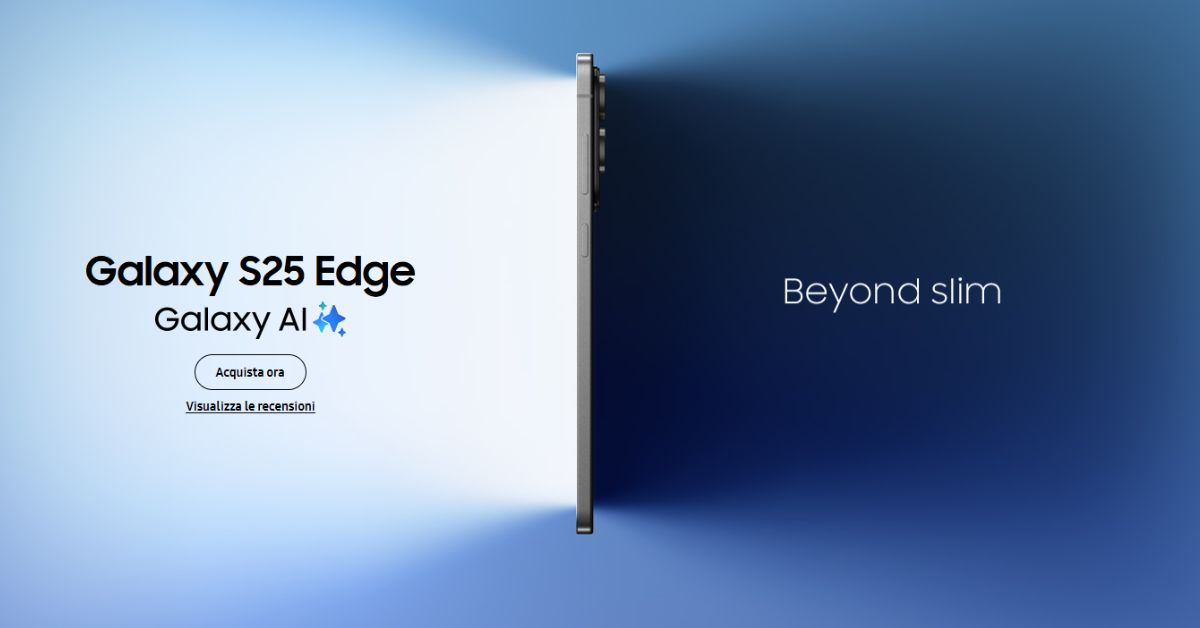 Recensione Galaxy S25 Edge: lo smartphone che ridefinisce ogni standard