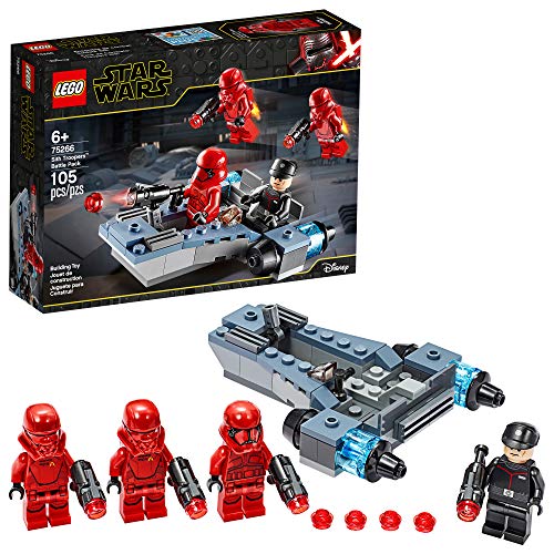 LEGO Star Wars Sith Troopers Battle Pack 75266 Stormtrooper Speeder Vehicle Building Kit, New 2020 (105 Pieces)