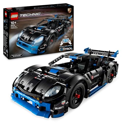 LEGO Technic Auto da Corsa Porsche GT4 e-Performance, Macchina Giocattolo Telecomandata per Bambini da 10 Anni, Modellino di Auto da Costruire Interattivo, Regalo per i Fan dei Veicoli Supercar 42176