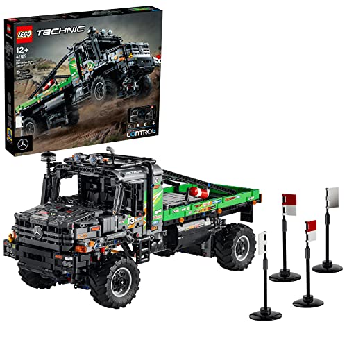 LEGO Technic Camion Fuoristrada 4x4 Mercedes-Benz Zetros, Camion Giocattolo da Costruire, Macchina Telecomandata con Controllo via Bluetooth, Idee Regalo di Compleanno per Bambina e Bambino 42129