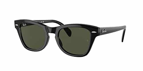 Ray-Ban 0RB0707S Occhiali, Black/Green, 53 Unisex-Adulto