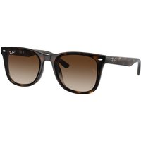 Ray - Ban Unisex RB4420 710/13 Occhiali da sole Iniettato Tartaruga Marrone Squadrata Normale Sfumato
