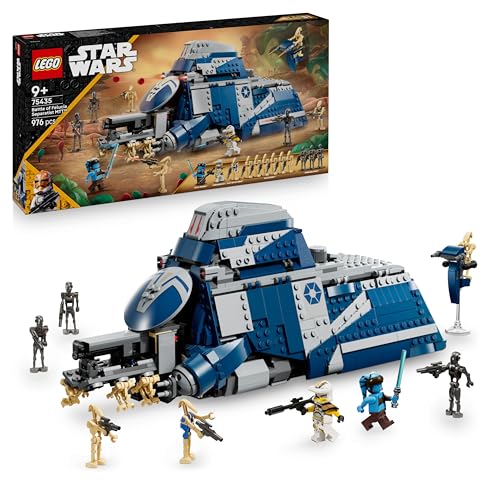 LEGO Star Wars 75435 MTT Separatista Battaglia di Felucia - Giocattolo Interattivo con Speeder, 2 Minifigure e 10 Figure di Droidi - Regalo per Bambini da 9 Anni in su Fan delle Guerre dei Cloni