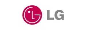 Un logo LG di colore rosso e nero su uno sfondo bianco. Il logo è composto da una lettera 'L' e una 'G' stilizzate, con un design semplice e moderno.