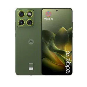 Motorola edge 70 con Moto AI (12/512GB, Tripla fotocamera da 50MP+flicker sensor, selfie 50MP, 4800mAh Silicon-Carbon, Display 6.67" Super HD 120Hz, Android 16), PANTONE Bronze Green