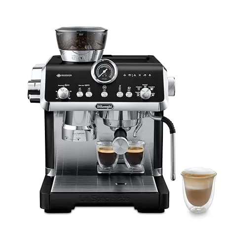 De'Longhi La Specialista Opera EC9555.BK - Cold Brew e Espresso Cool, montalatte professionale, tecnologia di macinazione a sensore, kit barista, 1550 W, colore: Nero