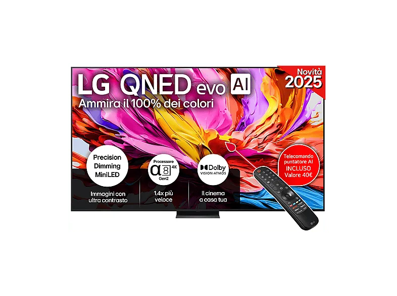 LG QNED evo AI 100QNED86A6 TV QNED, 100 "