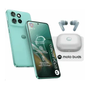 MOTOROLA Edge 60 Neo 256+MotoBuds, 256 GB, Frostbite