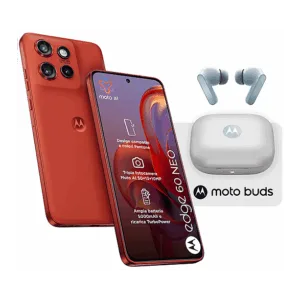 MOTOROLA Edge 60 Neo 256+MotoBuds, 256 GB, Poinciana