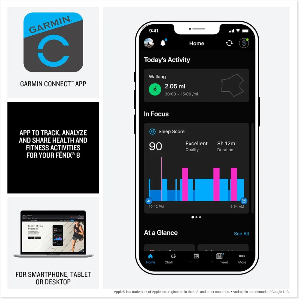 App di tracciamento Fenix 8