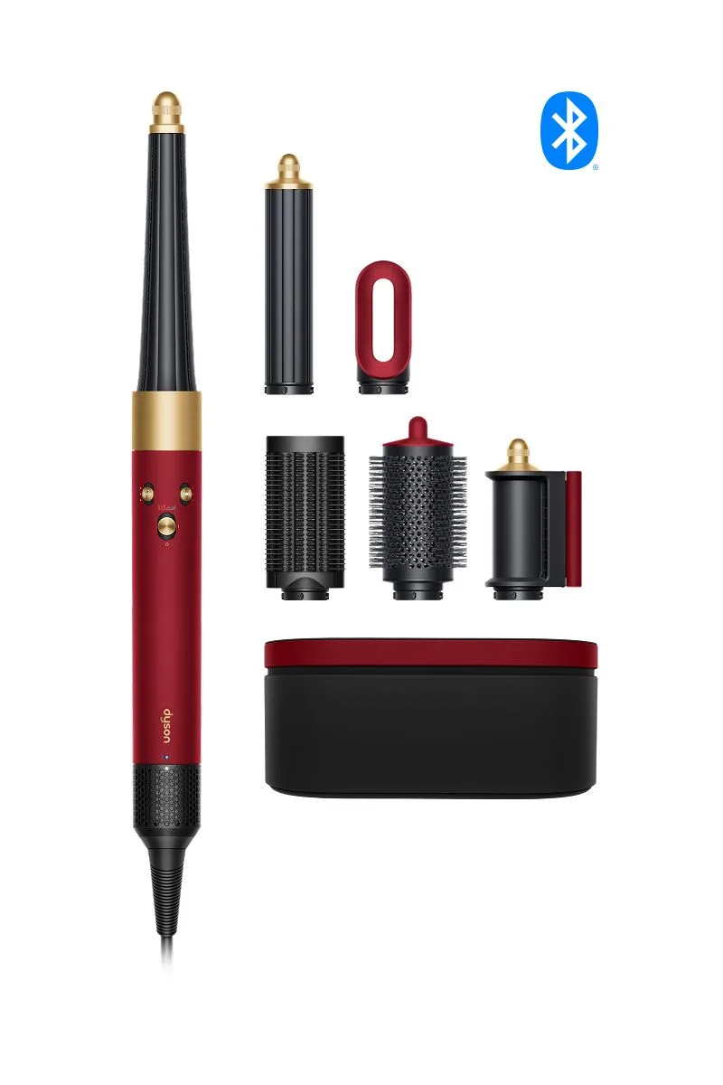 Dyson Airwrap i.d.™connesso (Red Velvet/Gold) Edizione Limitata Nuovo Multi-styler asciugacapelli