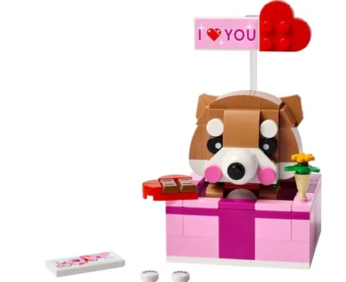 LEGO San Valentino 40679 Love Gift Box Cane Puppy Set