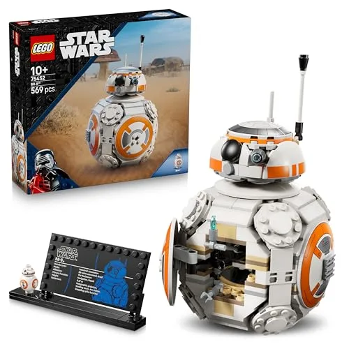 LEGO Star Wars 75452 Droide Astromeccanico BB-8 Kit di Modellismo - Action Figure Giocattolo con Testa Rotante - Decorazione per la Camera da Letto - Regalo per Ragazzi, Ragazze e Fan da 10 Anni in su