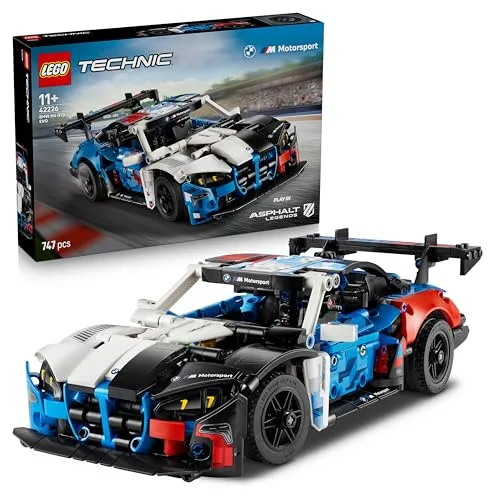 LEGO Technic Auto da Corsa BMW M4 GT3 EVO Giocattolo - Kit di Modellismo con Macchina con Motore V6, Sterzo e Porte Apribili - Regalo da Gamer per Ragazzi da 11 Anni Appassionati di Motorsport - 42226