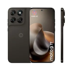Motorola moto g77 con 3 anni di garanzia (8/256GB, Fotocamera 108+8MP+flicker sensor, Display 6.78" pOLED 120Hz, 5200mAh, MediaTek Dimensity 6400, Android 16), Black Olive