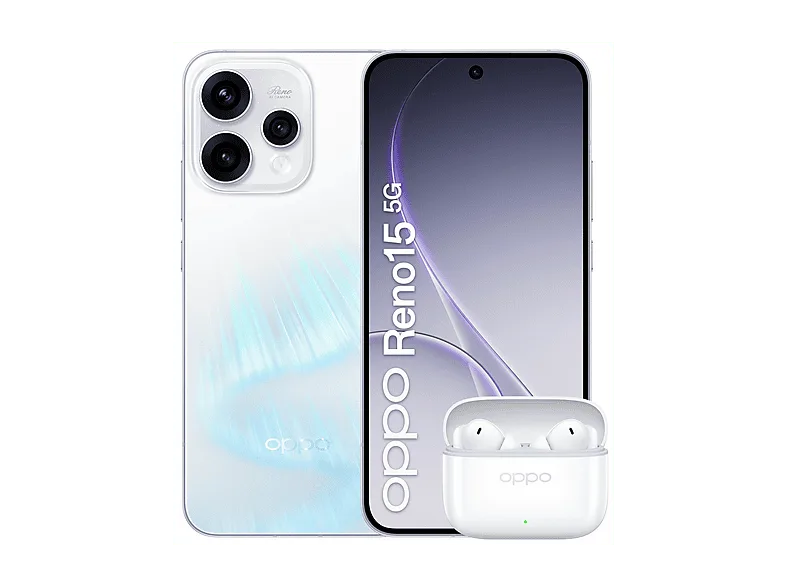 OPPO Reno15 5G HB, 512 GB, Aurora White