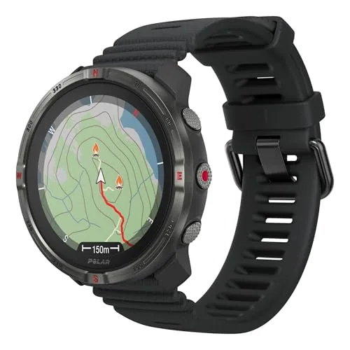 POLAR Grit X2 - Sportwatch Multisport Outdoor con GPS - Display AMOLED, mappe Offline, GPS a Doppia frequenza, ECG dal Polso, biosensing Elixir, TrainingPeaks, SpO2, Fino a 7 Giorni di Batteria
